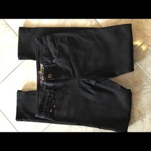 “TOMMY HILFIGER” SKINNY BLACK JEANS